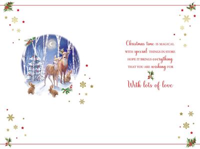 Nigel Quiney 'Lots Of Love For Special Grandchildren' Christmas Card