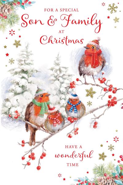 Nigel Quiney 'For A Special Son & Family' Christmas Card