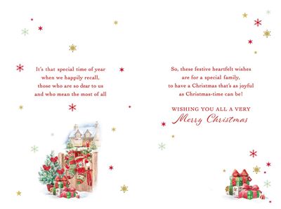 Nigel Quiney 'For A Wonderful Brother And His Family' Christmas Card