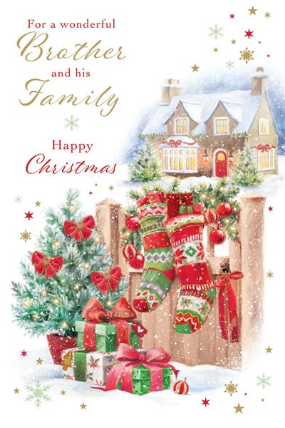 Nigel Quiney 'For A Wonderful Brother And His Family' Christmas Card