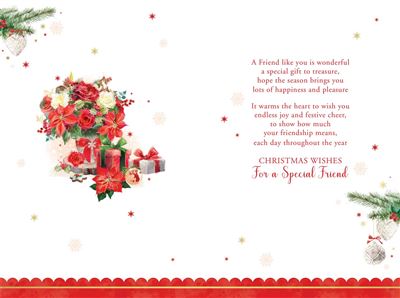 Nigel Quiney 'For A Special Friend' Christmas Card