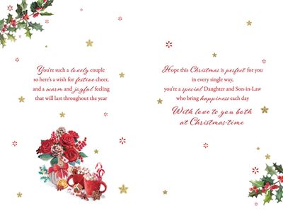 Nigel Quiney 'For A Special Daughter & Son-In-Law' Christmas Card