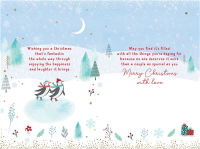 Nigel Quiney 'Christmas Wishes Son & Partner' Christmas Card