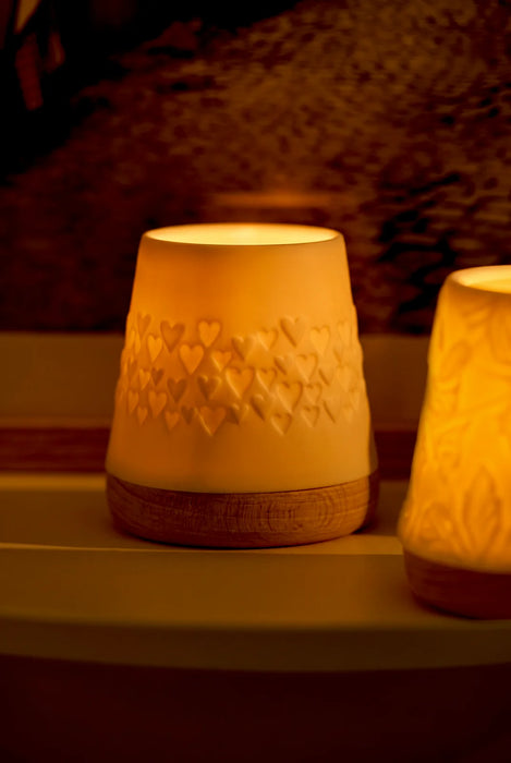 Räder Embossed Hearts Tealight Holder