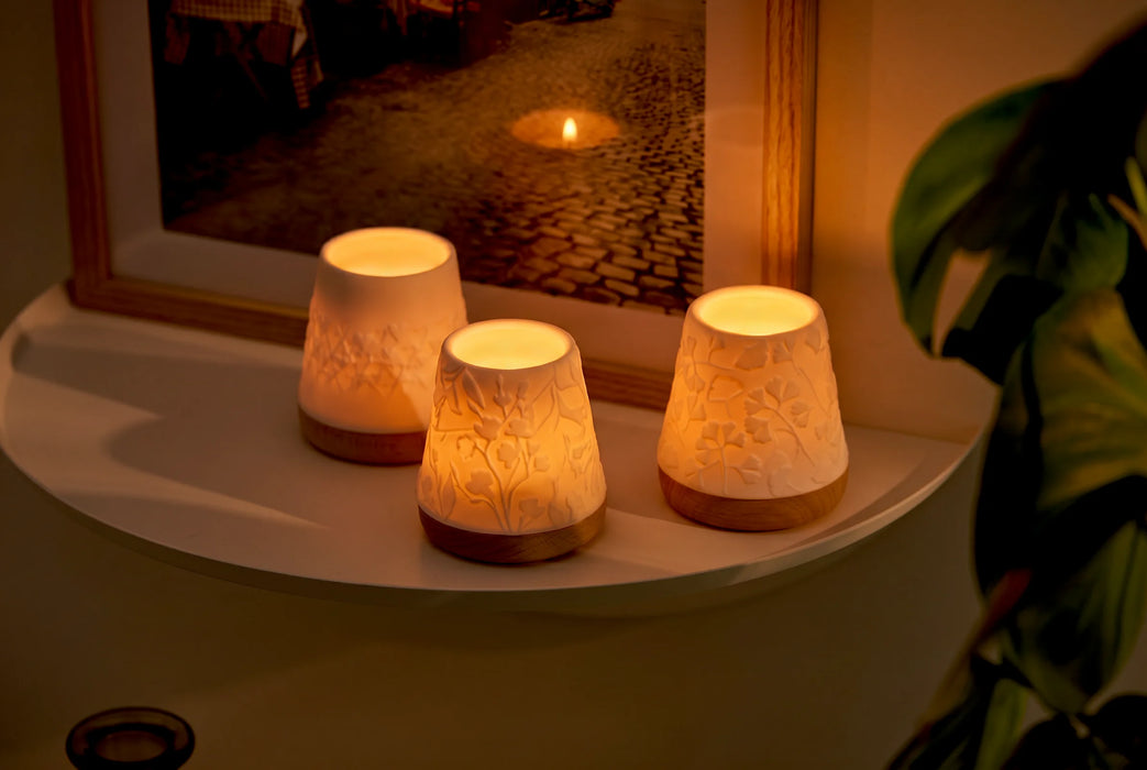 Räder Embossed Hearts Tealight Holder