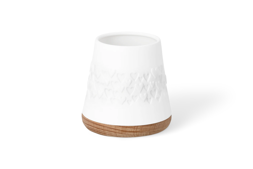 Räder Embossed Hearts Tealight Holder