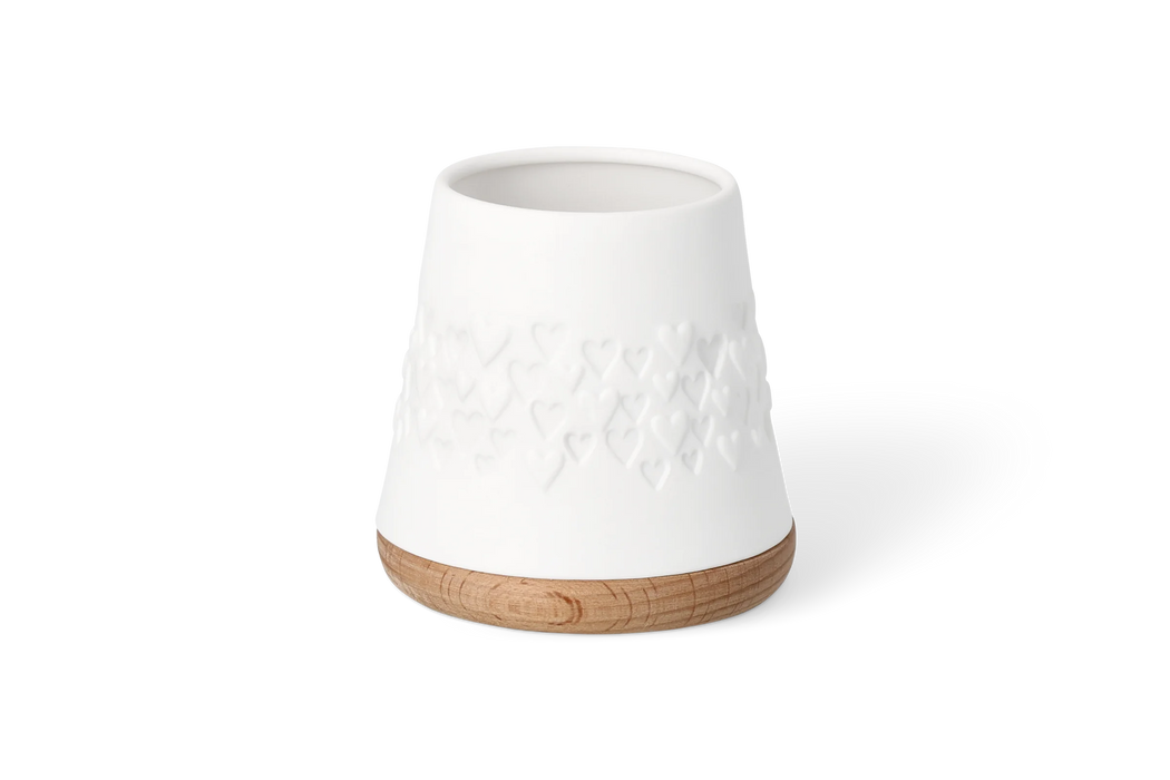 Räder Embossed Hearts Tealight Holder