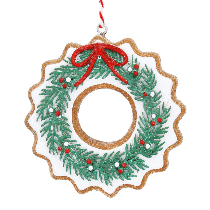 Gisela Graham Resin Gingerbread Door Wreath