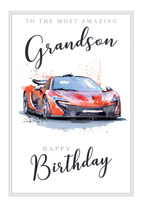 Cherry Orchard' To The Most Amazing Grandson' Birthday Card