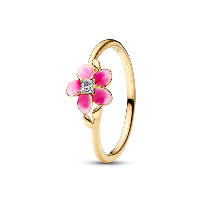 Pandora Disney Moana Flower Ring 14k Gold Plating