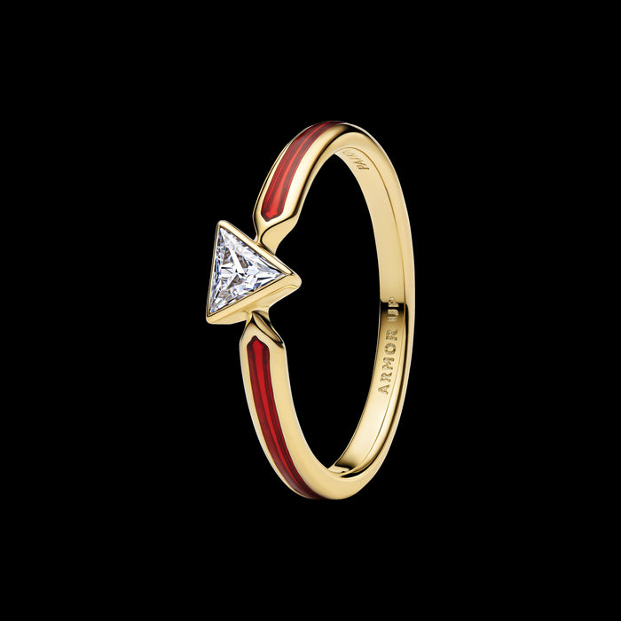 Pandora Marvel Iron Man Ring 14k Gold Plating