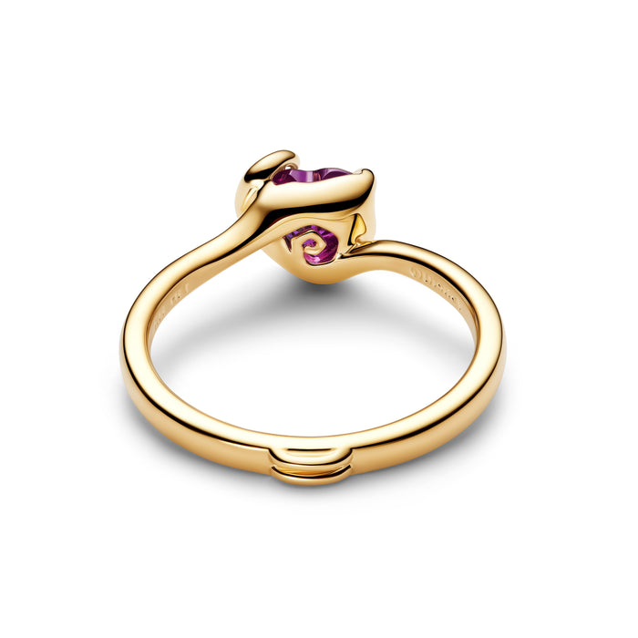 Pandora Disney The Nightmare Before Christmas Sally Purple Heart Ring Sterling Silver