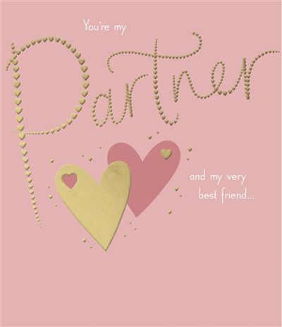 UKG 'You're My Partner' Birthday Card