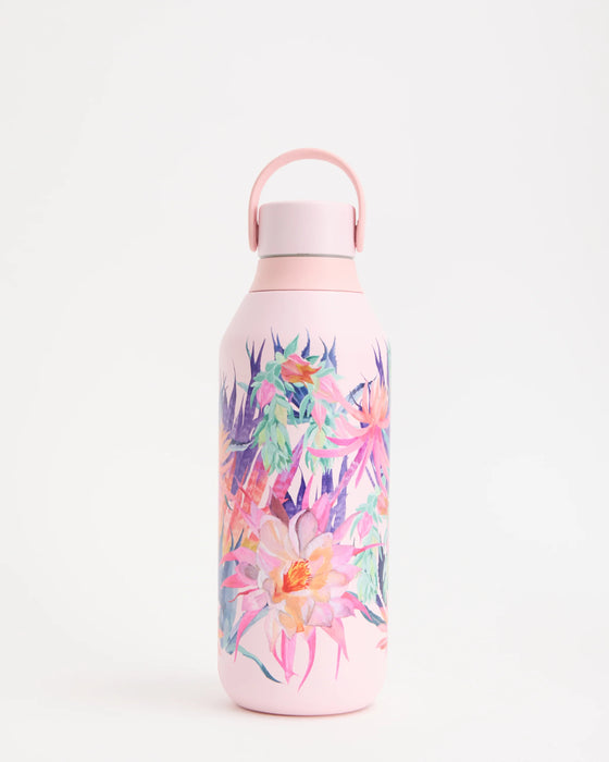 Chilly's Series 2 Water Bottle Botanical Cactus Flower 500ml