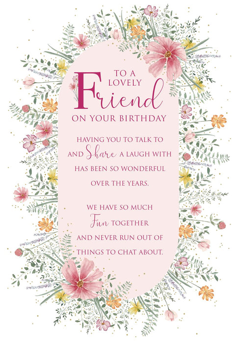 Cherry Orchard 'To A Lovely Friend' Birthday Card