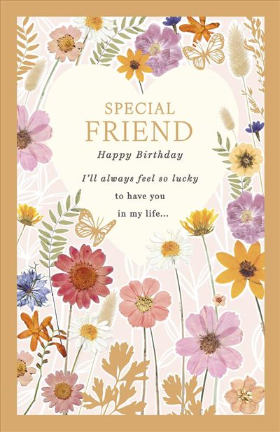 UKG 'Special Friend Happy Birthday' Birthday Card