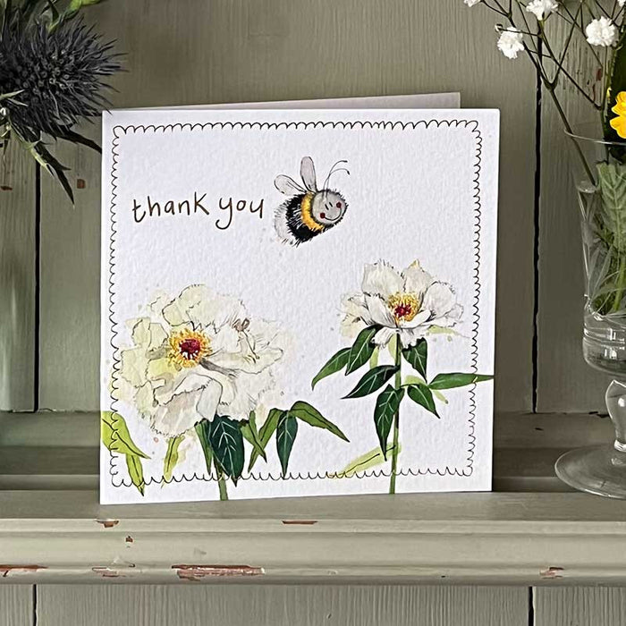Alex Clark Thank You Bee Card