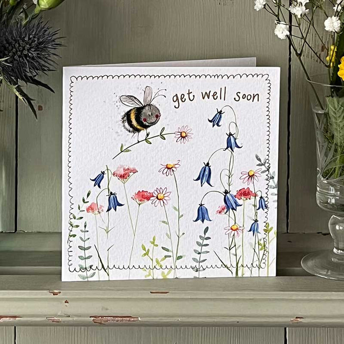 Alex Clark Get Well Soon Bee Card