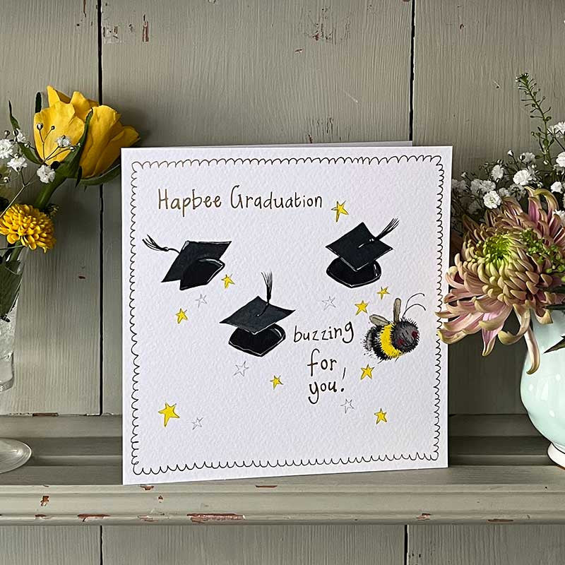 Alex Clark Bee Graduation Card — Maple Gifts