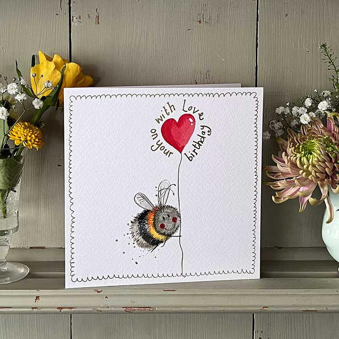 Alex Clark Bee Sending Love Birthday Card