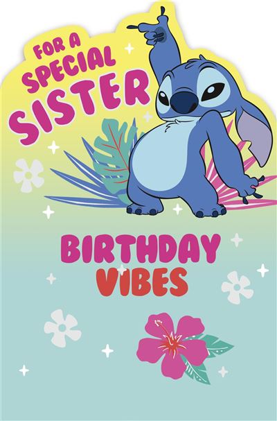 UKG 'For A Special Sister' Birthday Card