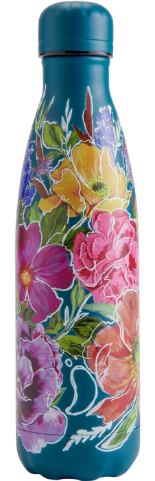 Chilly's Floral Petal Sketch Water Bottle 500ml