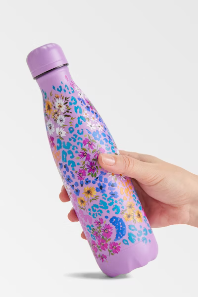 Chilly's Floral Leopard Blossom Water Bottle 500ml