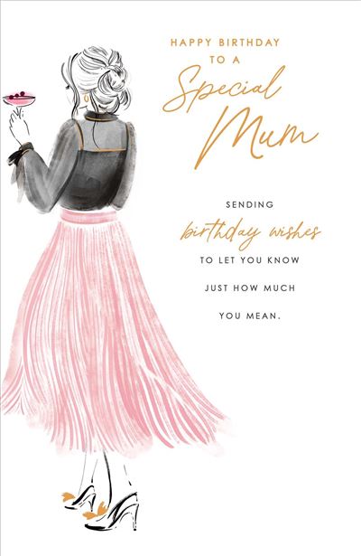 UKG 'Happy Birthday To A Special Mum' Birthday Card