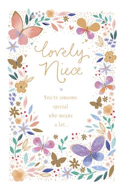 UKG 'Lovely Niece' Birthday Card