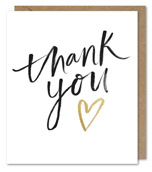 Paperlink 'Thank You' Thank You Card