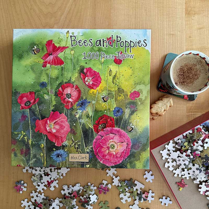 Alex Clark Bees and Poppies Jigsaw Puzzle 1000 Pieces