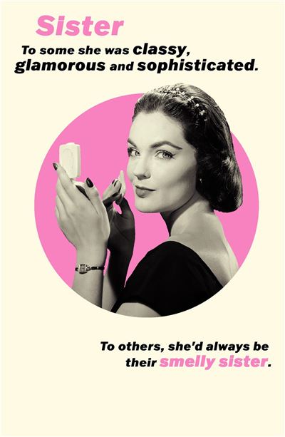 UKG 'Sister Vintage' Birthday Card