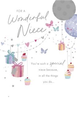 UKG 'For A Wonderful Niece' Birthday Card