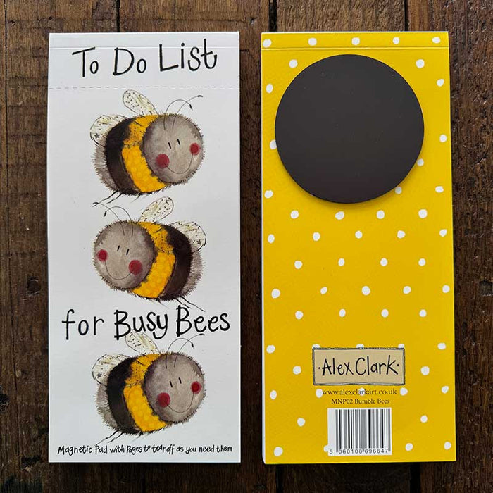 Alex Clark Bumble Bees Magnetic To Do List