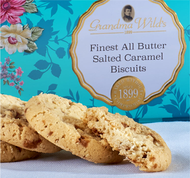 Grandma Wild's Victorian Floral All Butter Salted Caramel Tin