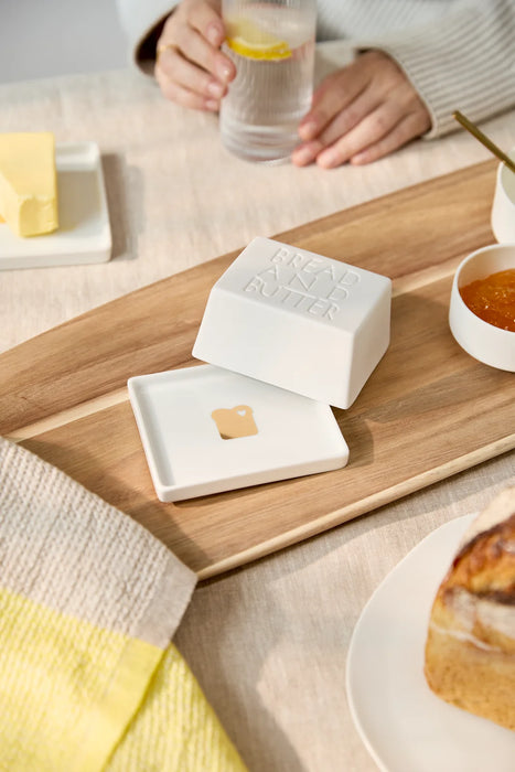 Räder Bread And Butter Embossed Butter Dish