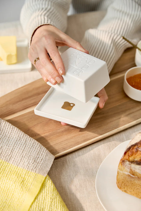 Räder Bread And Butter Embossed Butter Dish