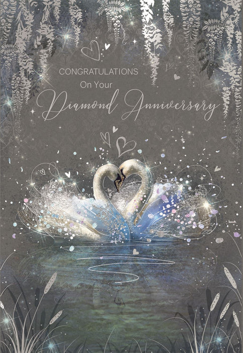 Cherry Orchard 'Congratulations On You Diamond Anniversary' Anniversary Card