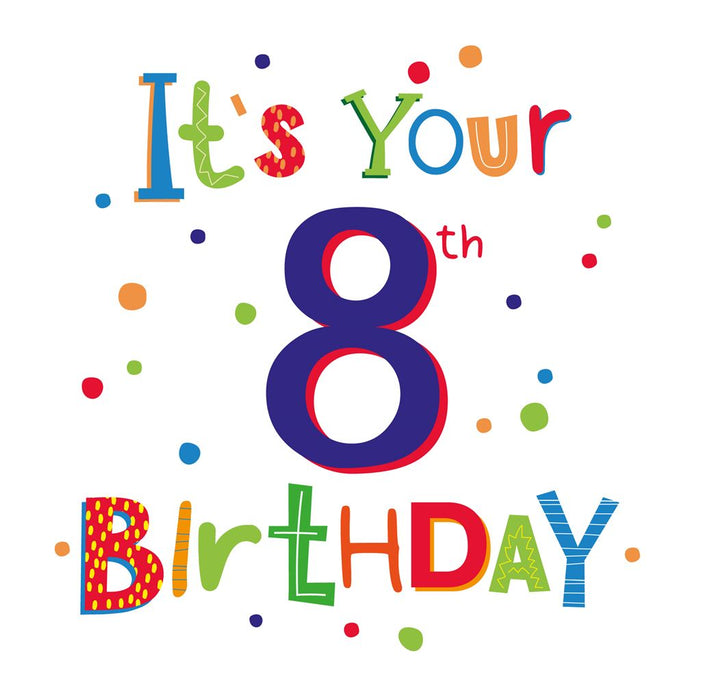 Cherry Orchard 'Its Your 8th Birthday' Birthday Cards