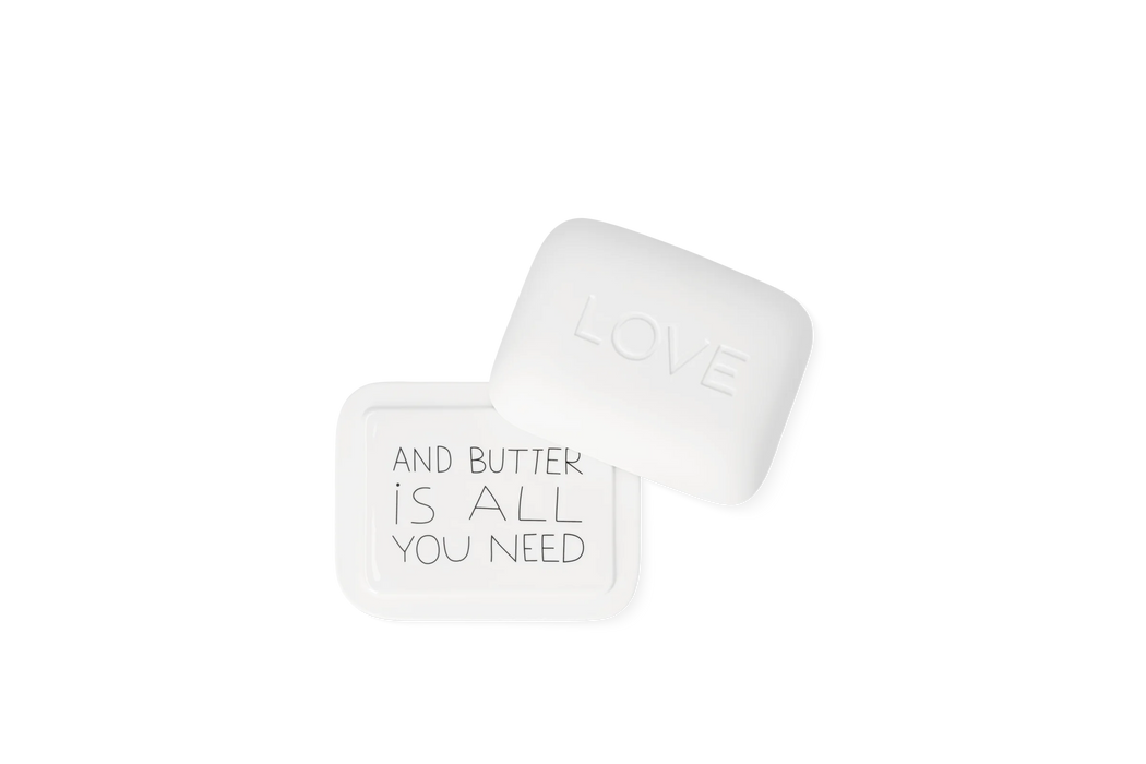 Räder Love Embossed Butter Dish