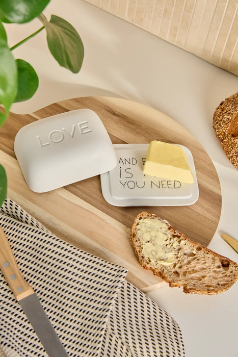 Räder Love Embossed Butter Dish