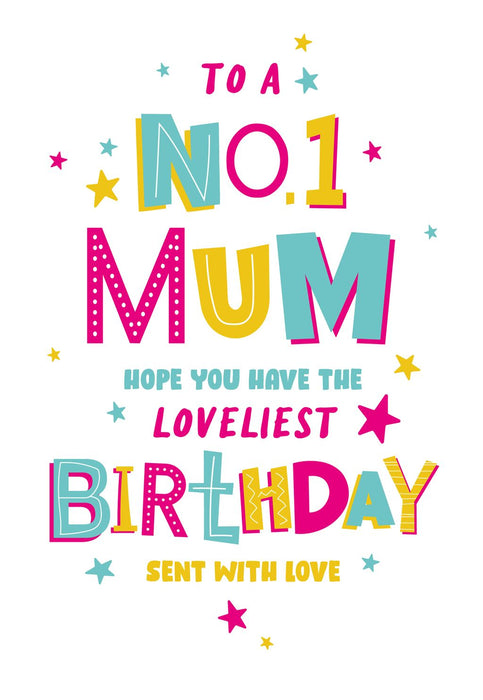 Cherry Orchard ' To A No1 Mum' Birthday Card