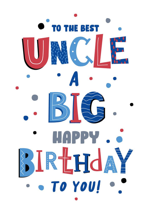 Cherry Orchard 'To The Best Uncle' Birthday Card