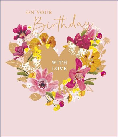 UKG 'royal Horticultural Society With Love' Birthday Card
