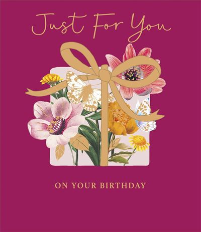 UKG 'royal Horticultural Society Just For You' Birthday Card