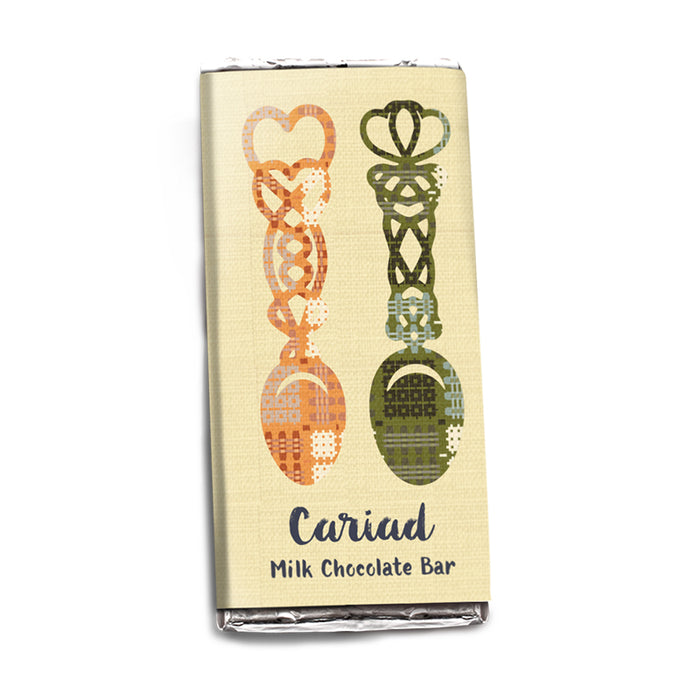 Welsh Lovespoon Cariad Chocolate Bar