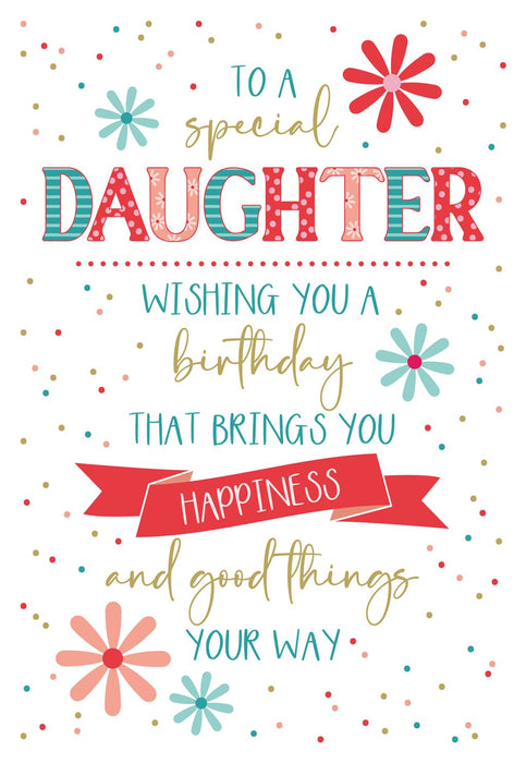 Cherry Orchard 'To A Special Daughter' Birthday Card