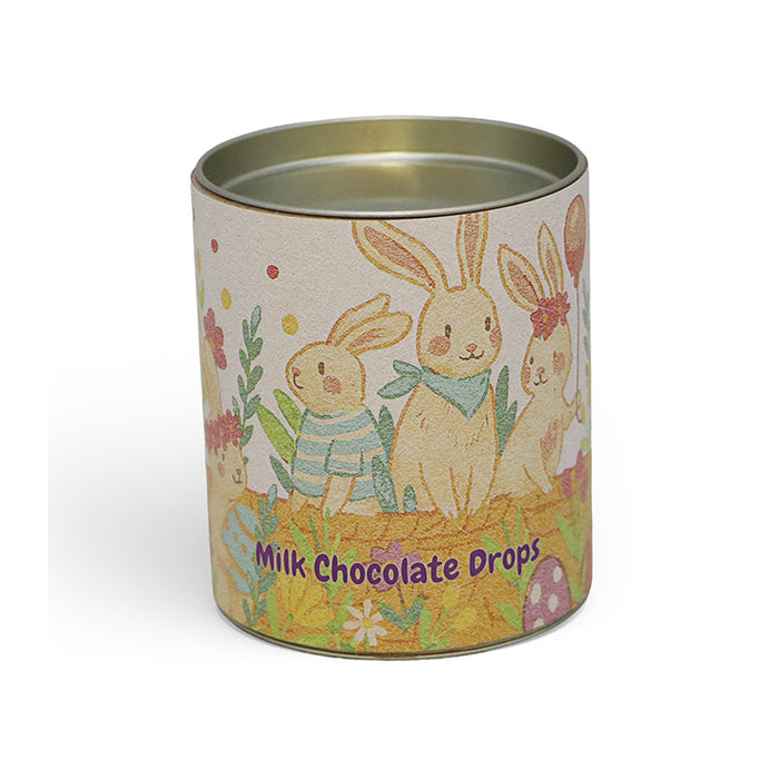 Welsh Easter Basket Drum Bunnies Milk Chocolate Drops