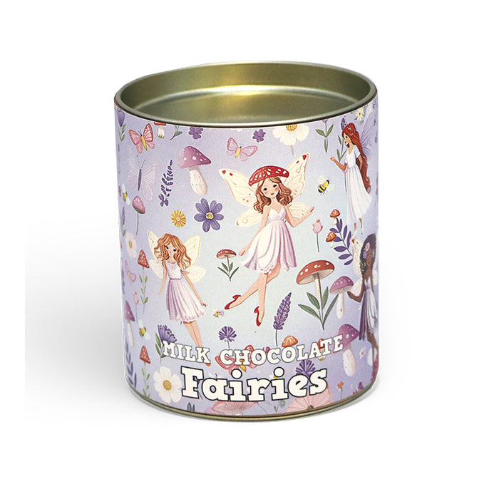 Welsh Chocolate Drum of Milk Chocolate Fairies