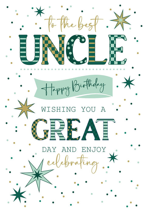 Cherry Orchard 'To The Best Uncle' Birthday Card